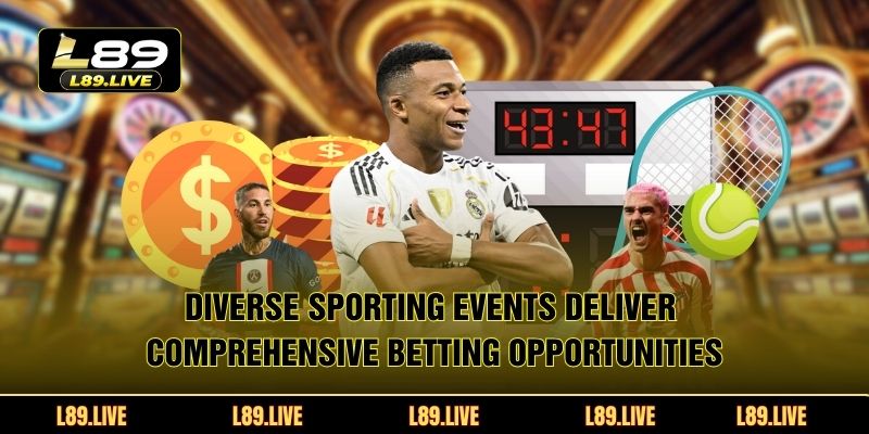 Diverse sporting events deliver comprehensive betting opportunities throughout the calendar year