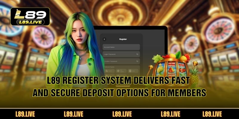 L89 register system delivers fast and secure deposit options for members