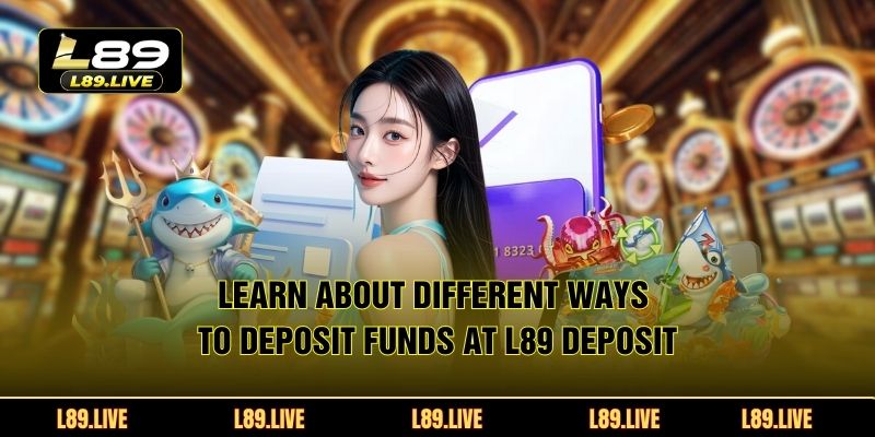 Learn about different ways to deposit funds at L89 deposit