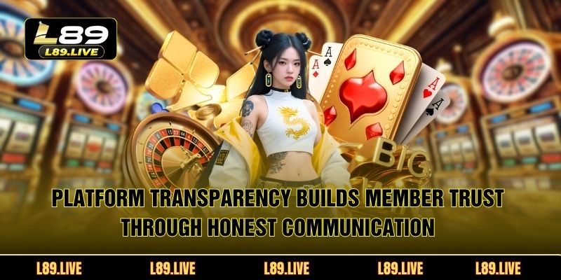 Platform transparency builds member trust through honest communication and operational clarity daily