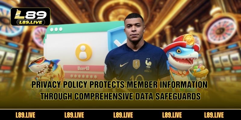 Privacy policy protects member information through comprehensive data safeguards