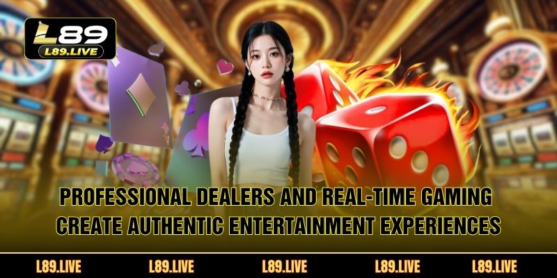 Professional dealers and real-time gaming create authentic entertainment experiences