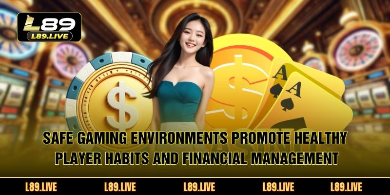 Safe gaming environments promote healthy player habits and financial management