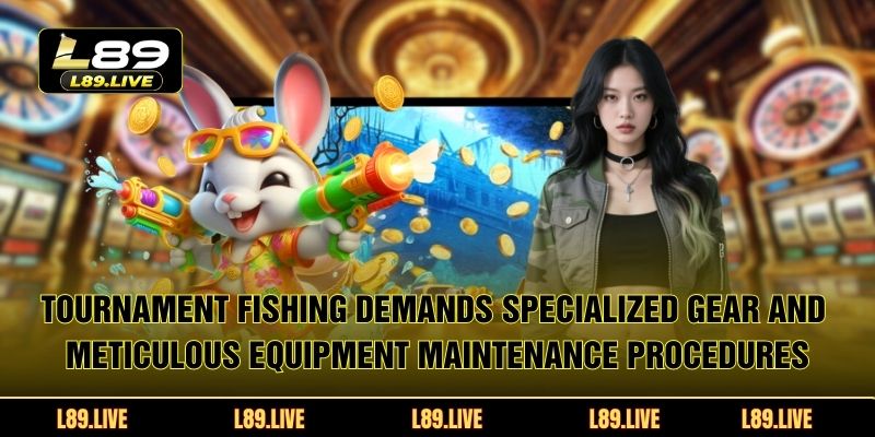 Tournament fishing demands specialized gear and meticulous equipment maintenance procedures