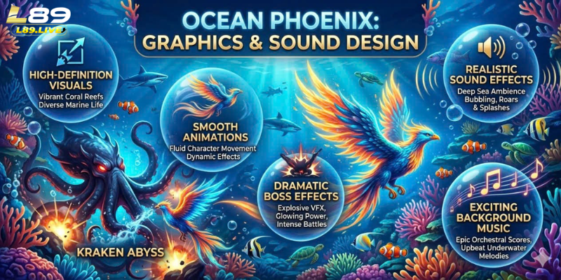 Graphics and Sound Design in Ocean Phoenix